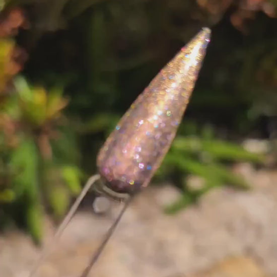 Glitter Cat Eye Gel Polishes