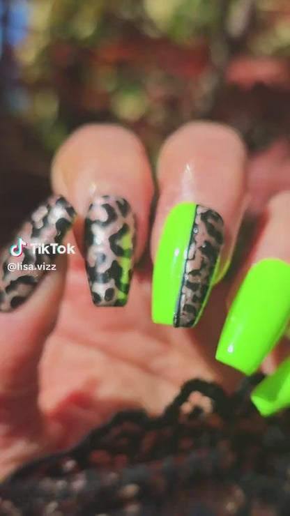 Lime Pop Solid Neon Color Gel - HEMA, HPMA, TPO Free
