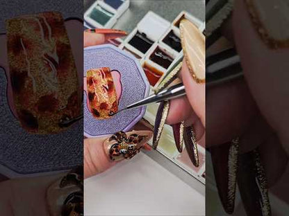 ULTRA Amber Tortoiseshell Coffee Jelly Gels - Fall Colors - Now Sold Individually - 10ml - HEMA, HPMA & TPO Free