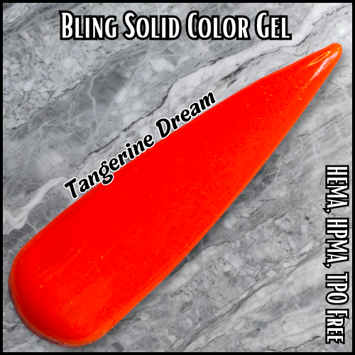 Tangerine Dream Solid Color Gel - HEMA, HPMA, TPO Free