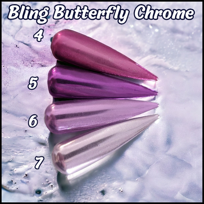 Butterfly Chrome Powders #4,5,6,7