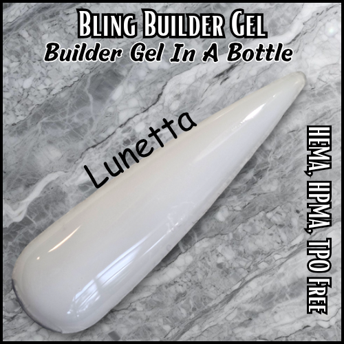 ULTRA Lunetta - Milky White Builder Gel in a Bottle - HEMA, HPMA, TPO Free