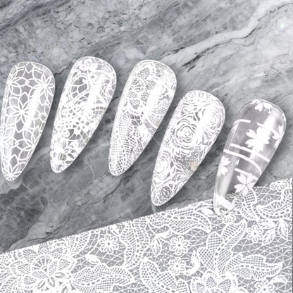 LACE Black & White Transfer Foil Overlay Set #1