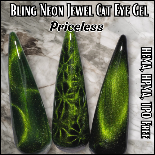 ULTRA Jewel Heart Beet, Royal Velvet, Just Because, Priceless & Original Digi-Teal Jewel Shimmer Cat Eye Gels - HEMA, HPMA, TPO Free