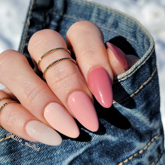 ULTRA Slumber Party, Pink Glaze, Bubble Bath, Sheer Fantasy Solid Color Gel Mani - HEMA HPMA TPO Free