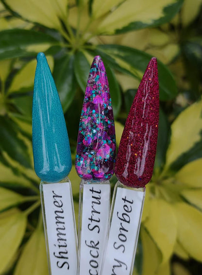 Peacock Strut Dip Trio