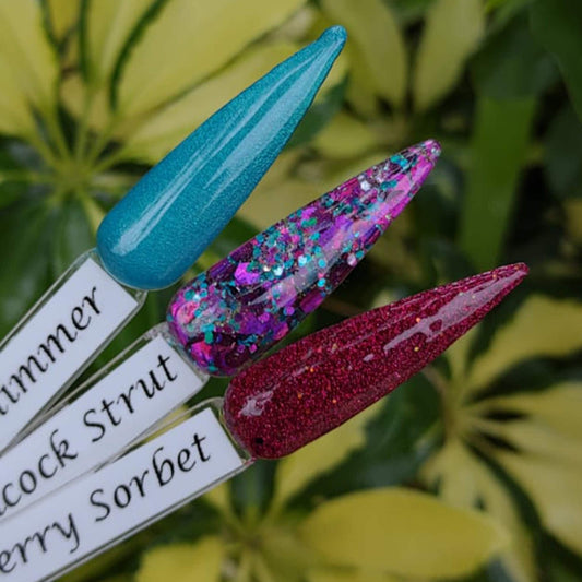 Peacock Strut Dip Trio