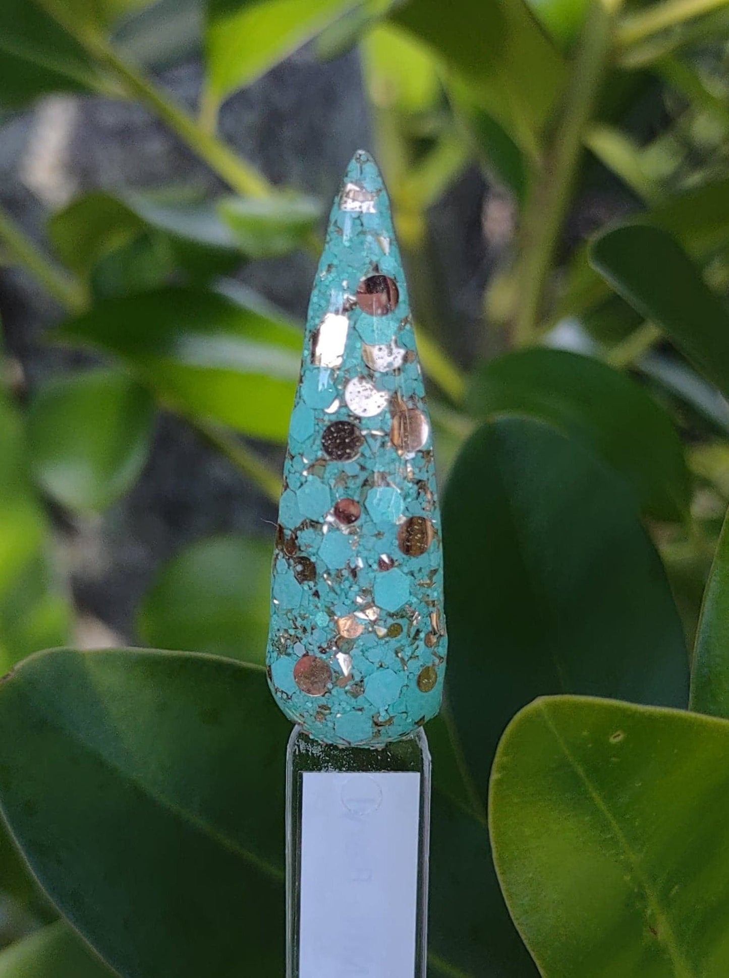 Mint Loves Silver & Turquoise Dip Duo Mani