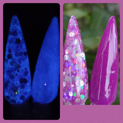 Night Sprites & Moon Glow Dip Duo Mani