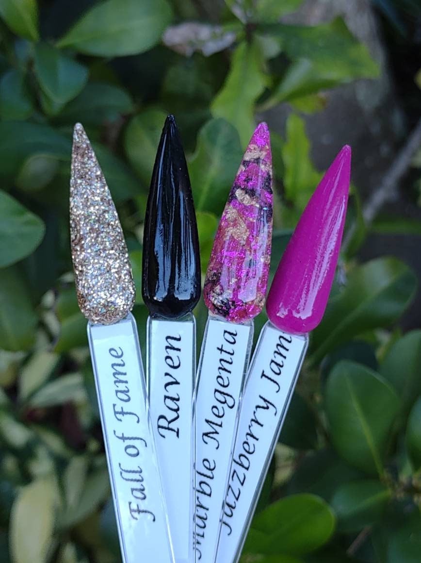Marble Magenta Dip Collection