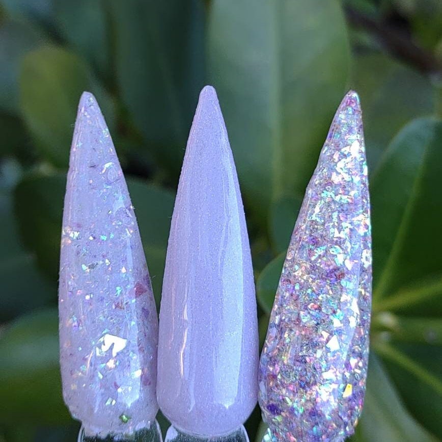 Lilac Tryst Dip Trio Mani