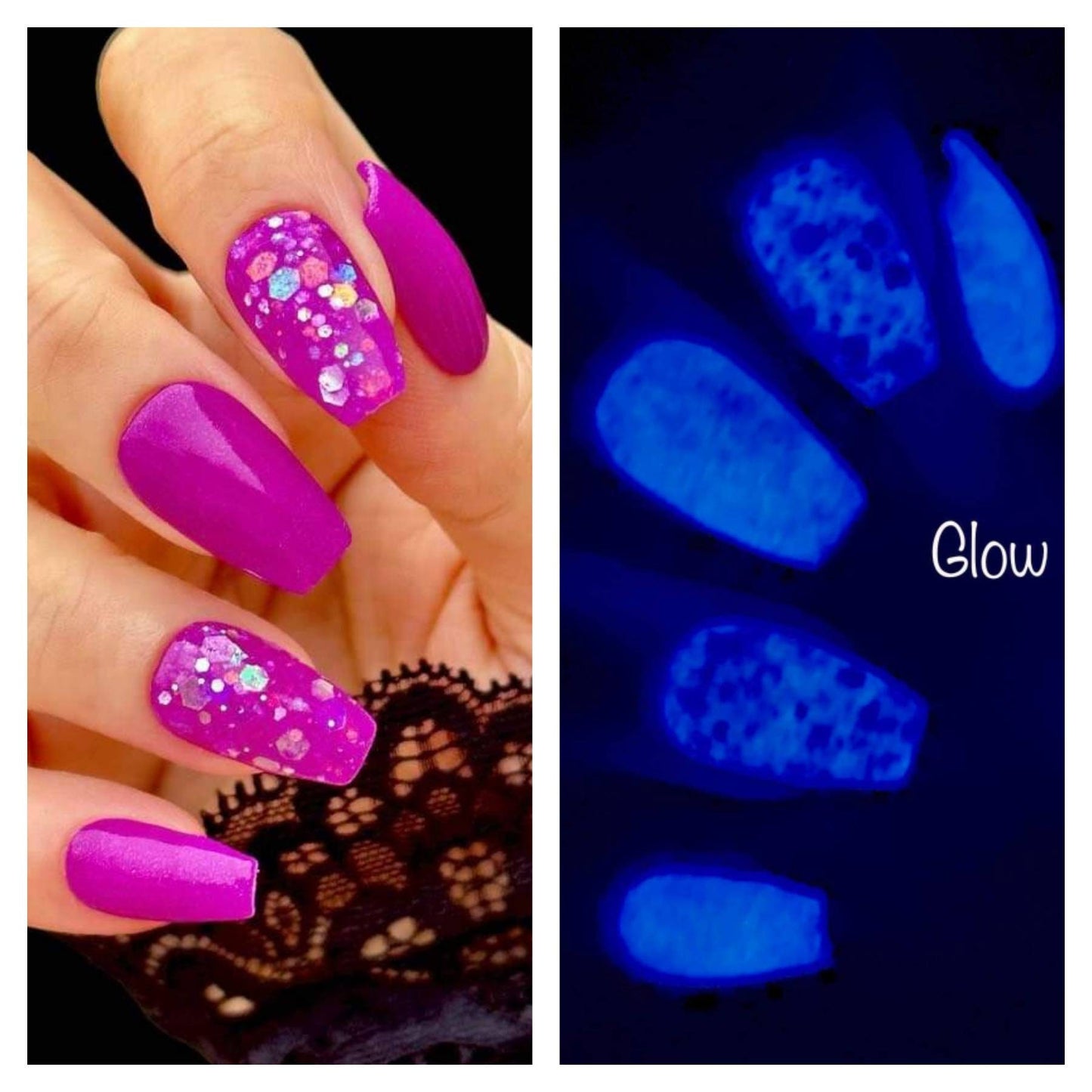 Night Sprites & Moon Glow Dip Duo Mani