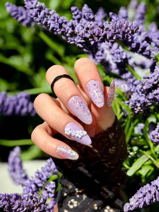 Lilac Tryst Dip Trio Mani