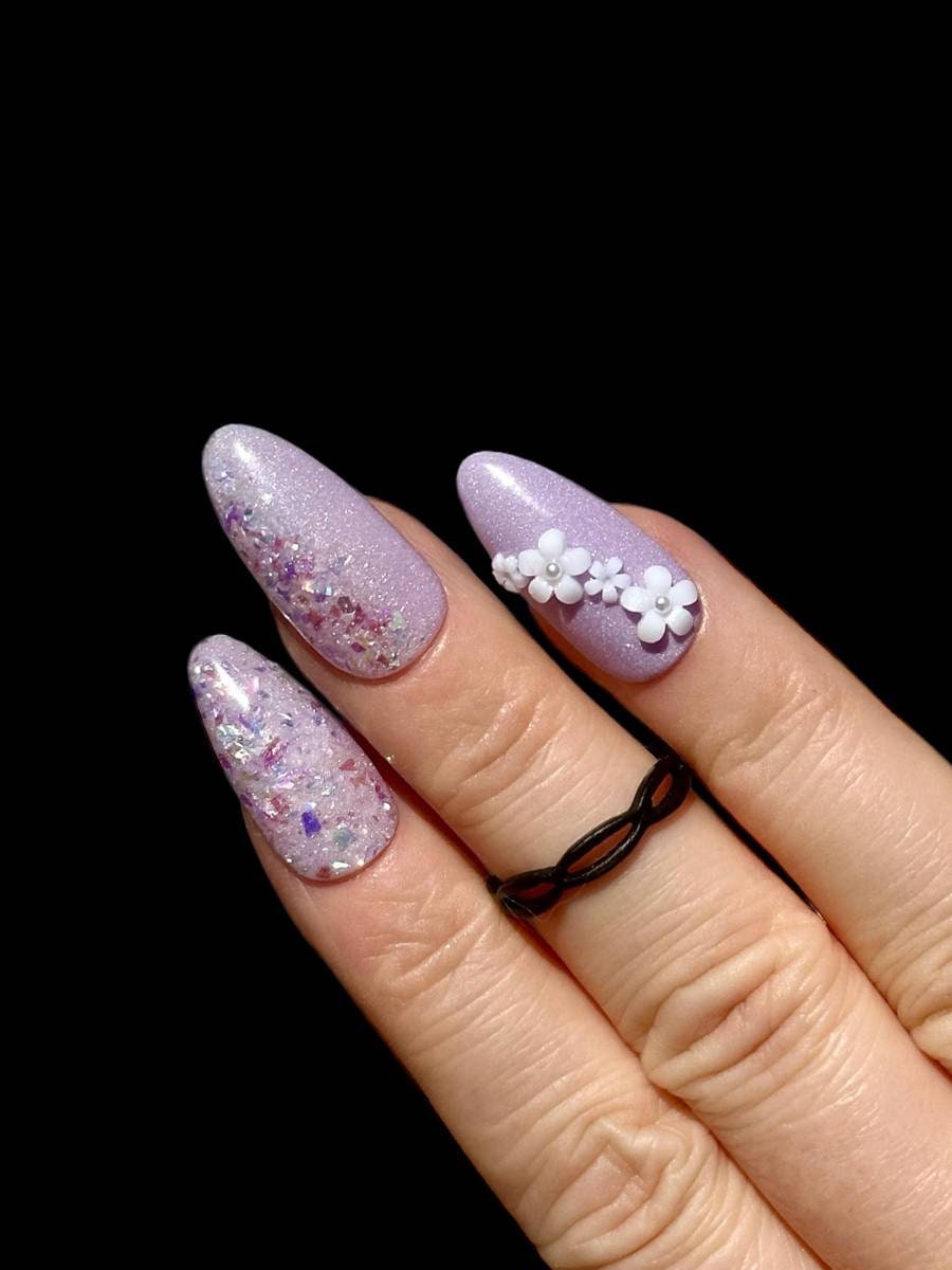 Lilac Tryst Dip Trio Mani