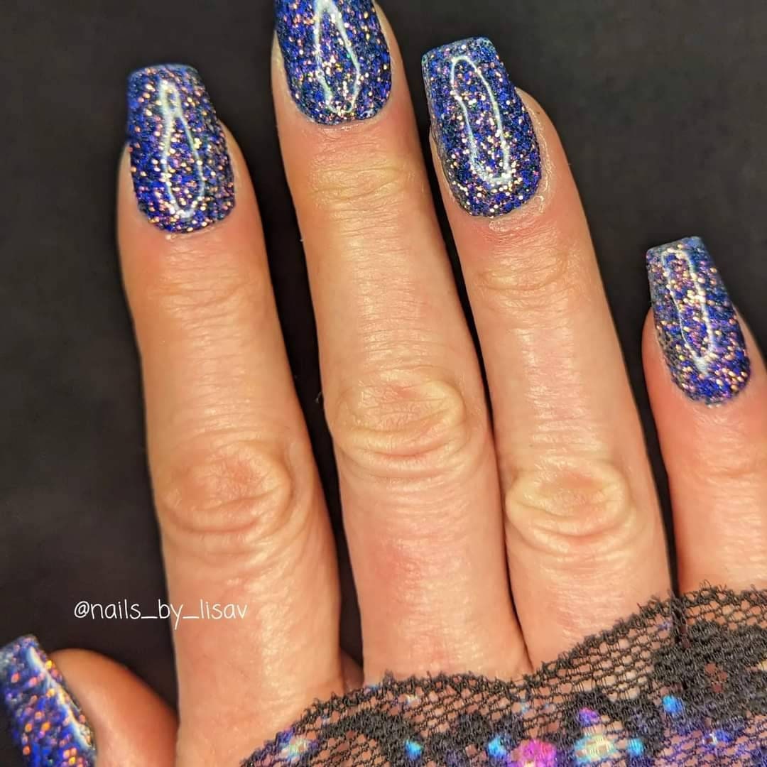Magic Embers Dip Mani