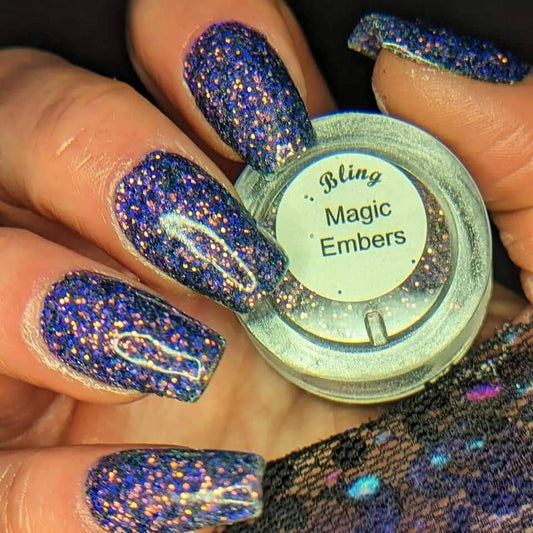Magic Embers Dip Mani