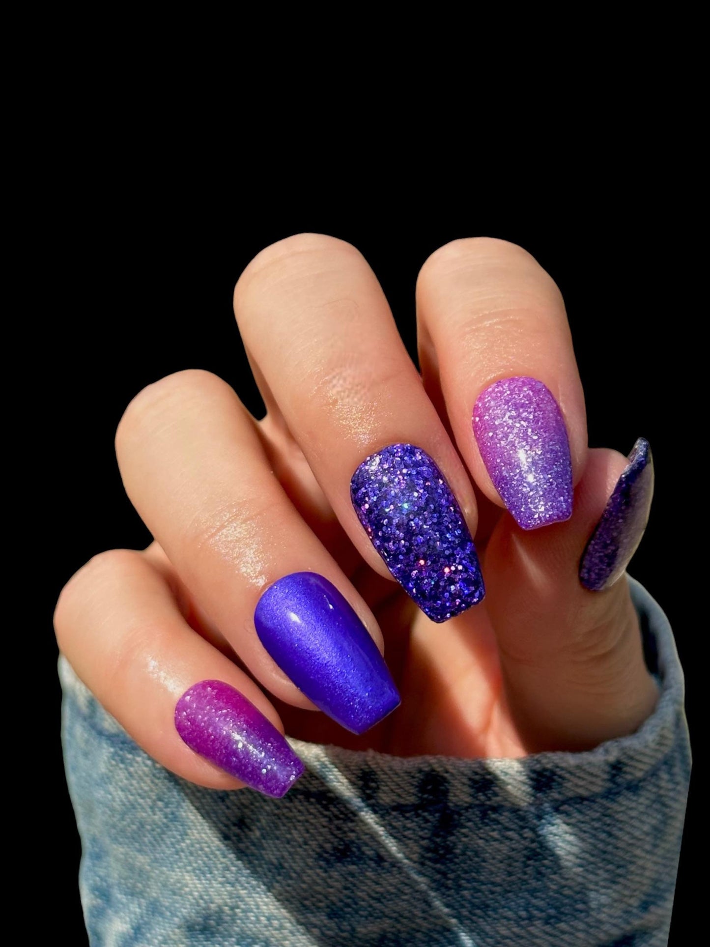 Amethyst Gypsy Dip Mani