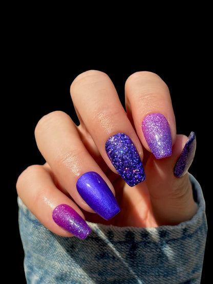 Amethyst Gypsy Dip Mani