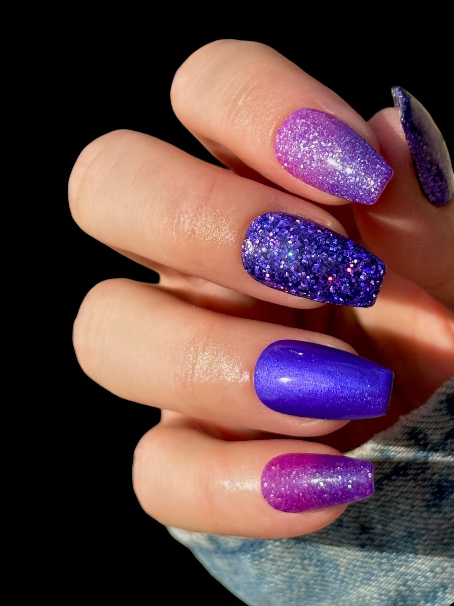 Amethyst Gypsy Dip Mani