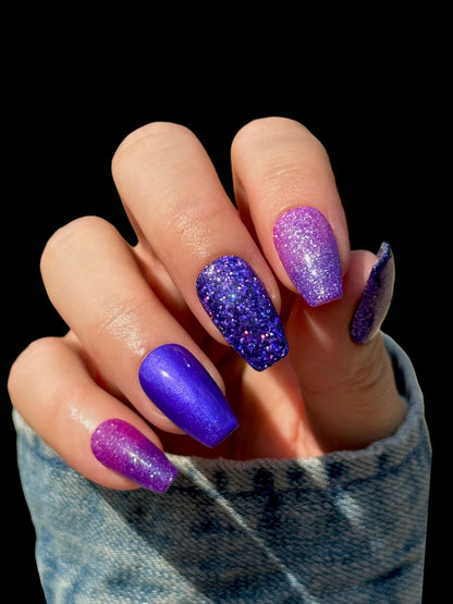 Amethyst Gypsy Dip Mani