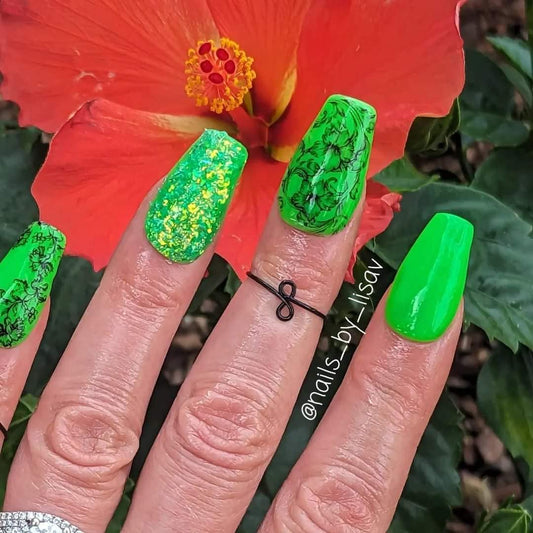 Kilowatt Mermaid Mimosa Dip Duo Mani